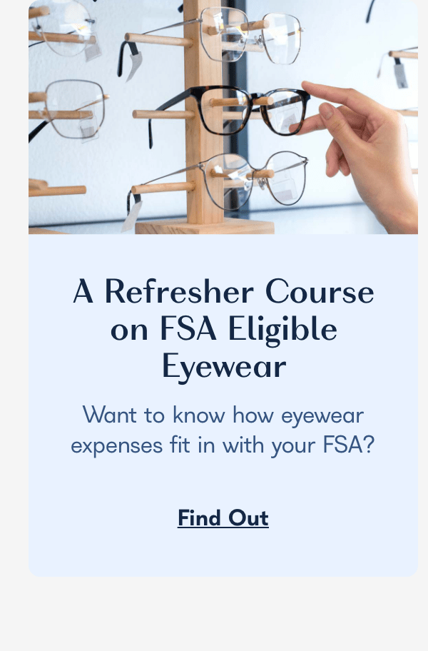 A Refresher Course on FSA Eligible Eyewear