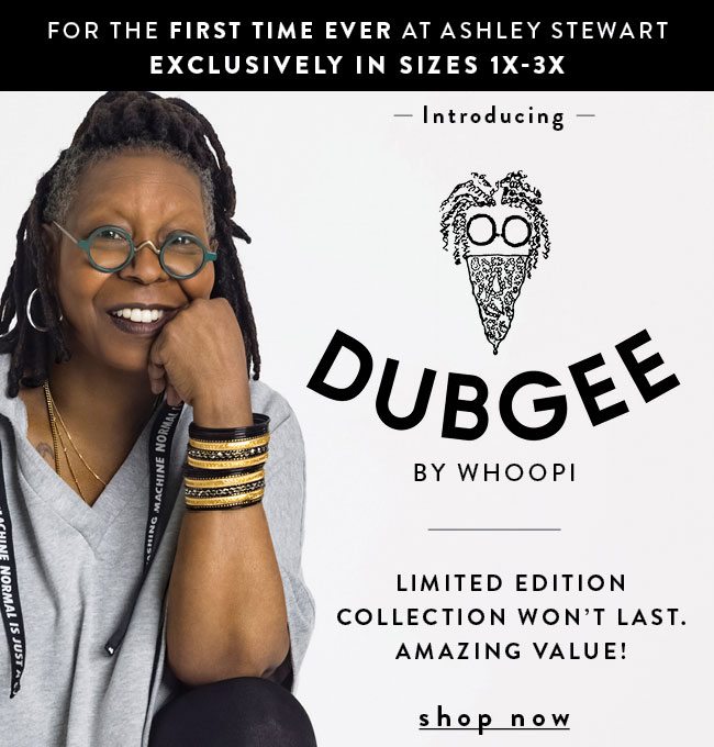 DUBGEE by Whoopi. Limited edition collection wont last. Amazing Value - Shop Now