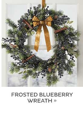 Frosted Blueberry Wreath