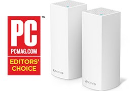 Linksys Velop Tri-Band Wifi Mesh Router 2-Pack System (Covers up to 4,000 sq. ft.)