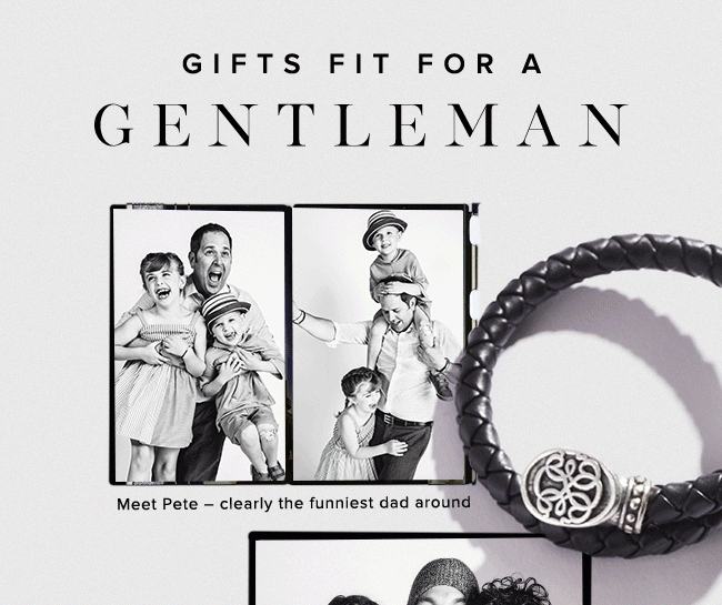 Get your dad a gift from our new men’s collection this Father’s Day. 