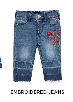 Embroidered Jeans