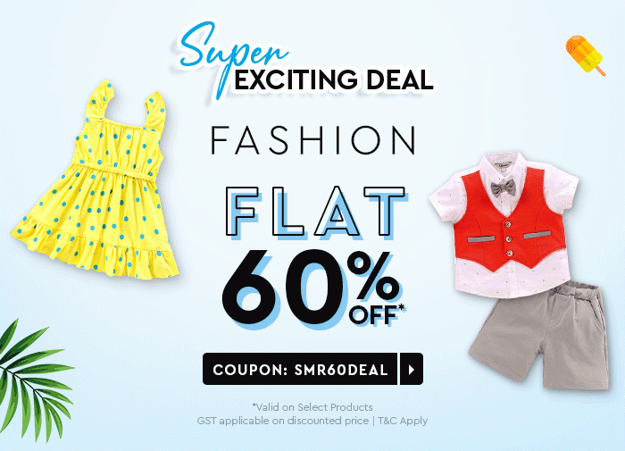 Super Exciting Deal Fashion FLAT 60% OFF*