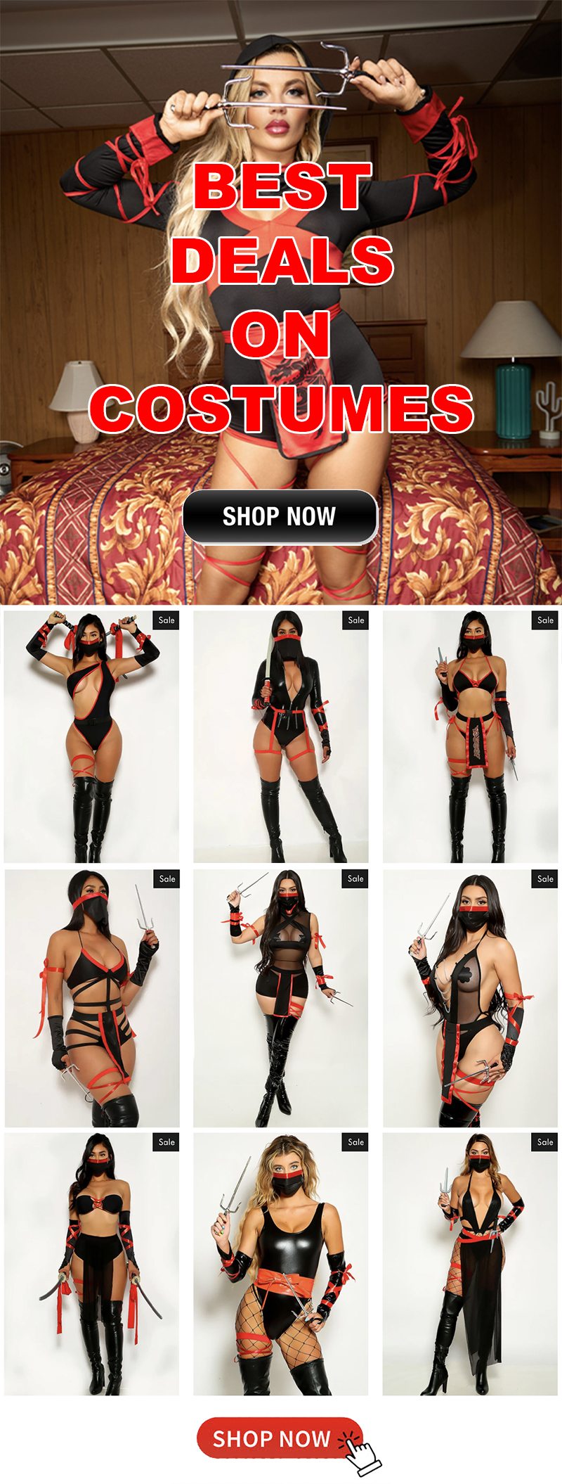 Shop The Hottest Ninja Costume For Halloween!