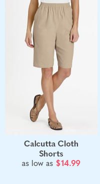 Calcutta Cloth Shorts as low as $14.99