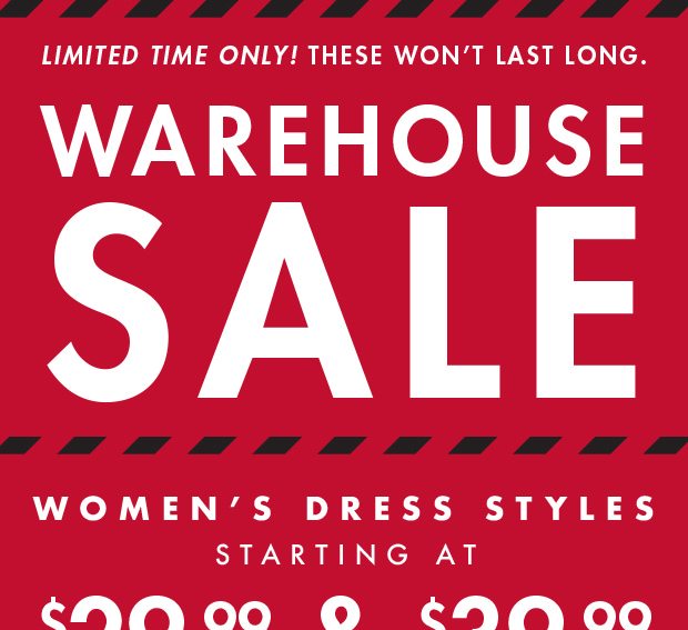 WAREHOUSE SALE