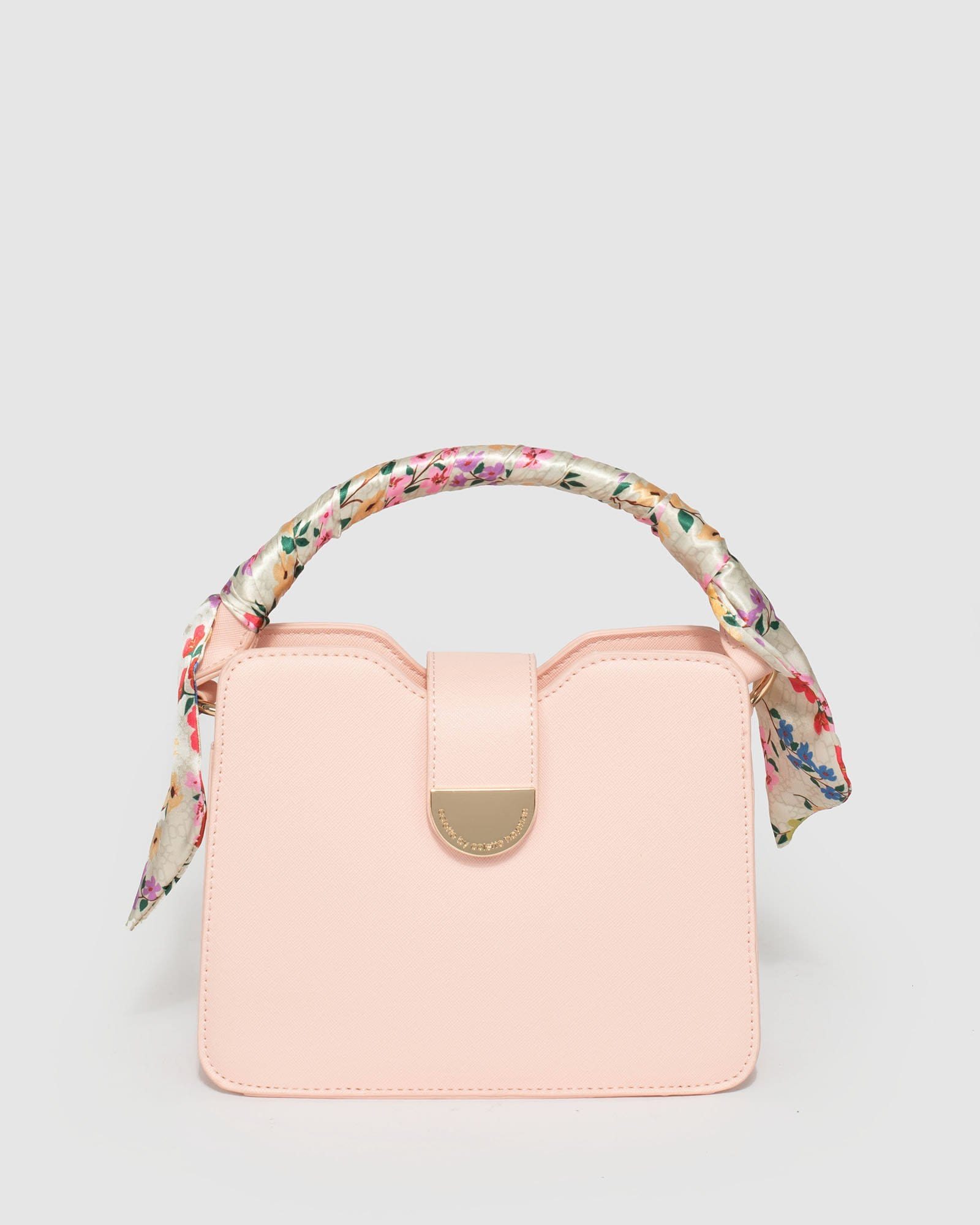 Image of Pink Lyra Top Handle Bag