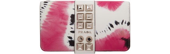 Prada - SSENSE Exclusive White Tie-Dye Chain iPhone X Case