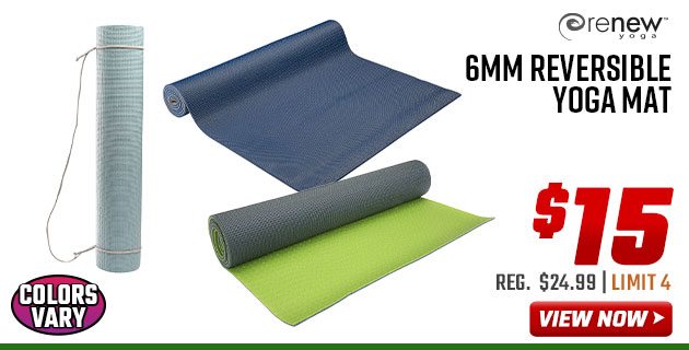 Renew 6mm Reversible Yoga Mat