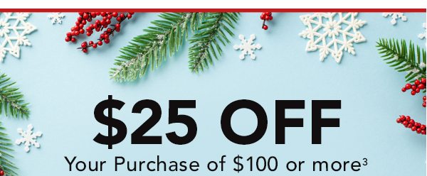 $20 OFF Your Purchase of $100 or more