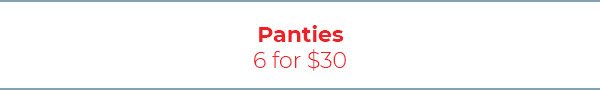 Shop Panty Sale - Turn on your images