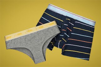 Underwear in a Variety of Styles & Colors