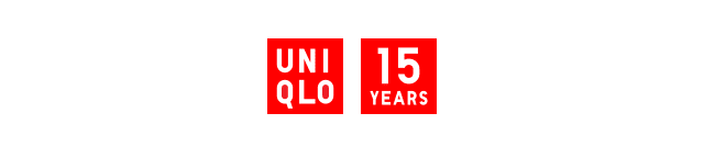 LOGO - UNIQLO 15 YEARS