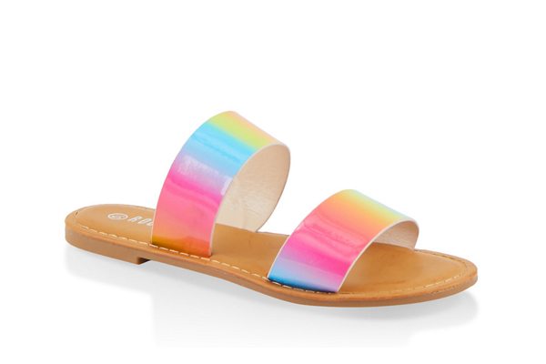 Two Band Slide Sandals