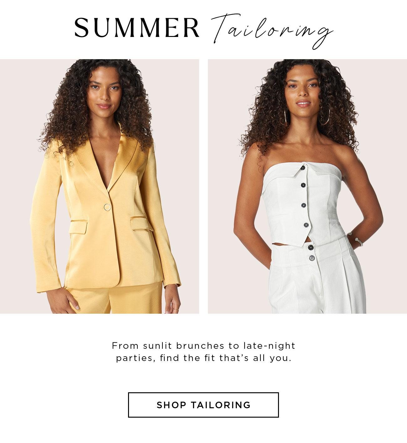 Summer Tailoring | Shop Tailoring