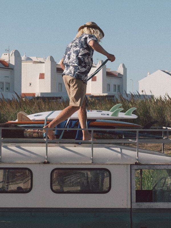 Kolton on the Search in the Blue Highway Shirt and Searchers Short