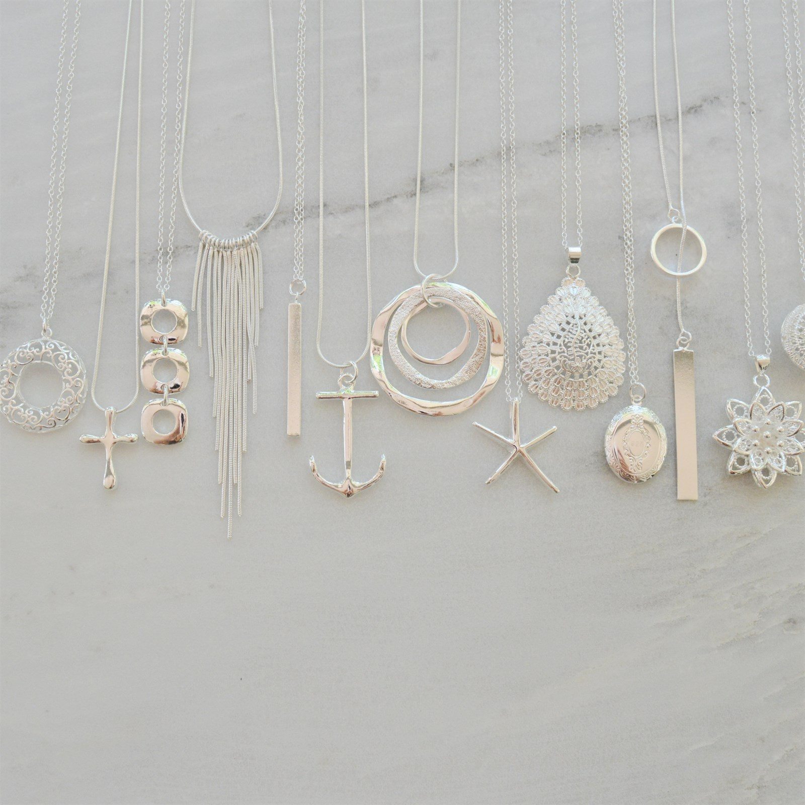 Sterling Silver Necklaces | Free Shipping