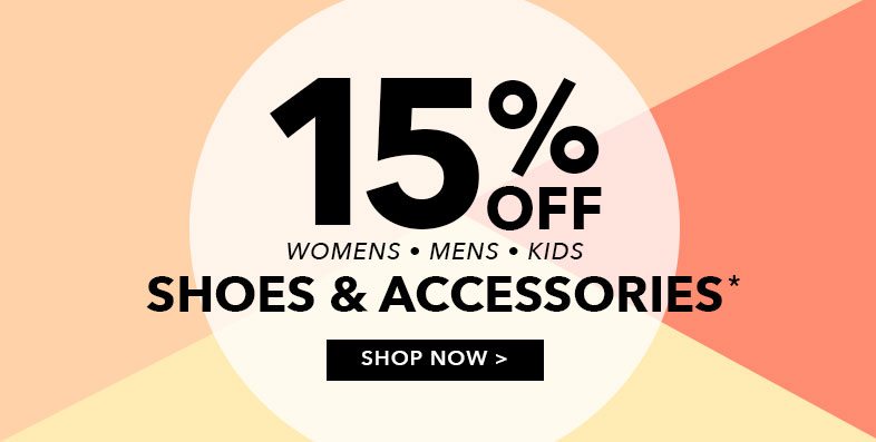 15pc off shoes accessories