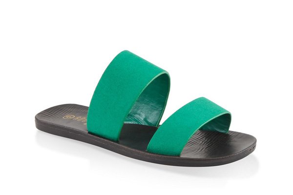 Two Band Slide Sandals