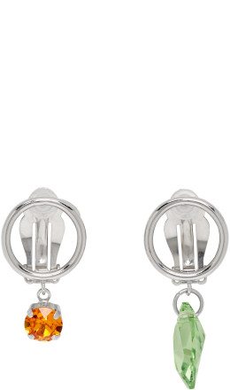 Justine Clenquet - Silver Rei Clip-On Earrings
