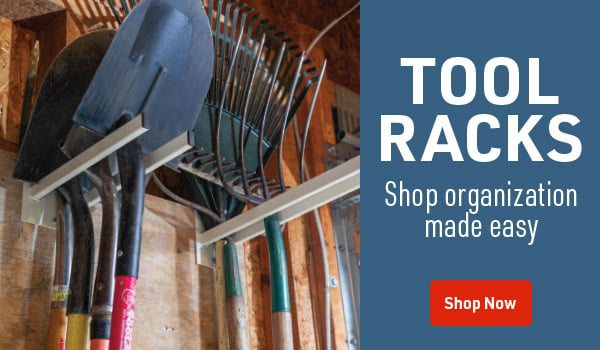 Tool Racks - Shop organization made easy. Shop no