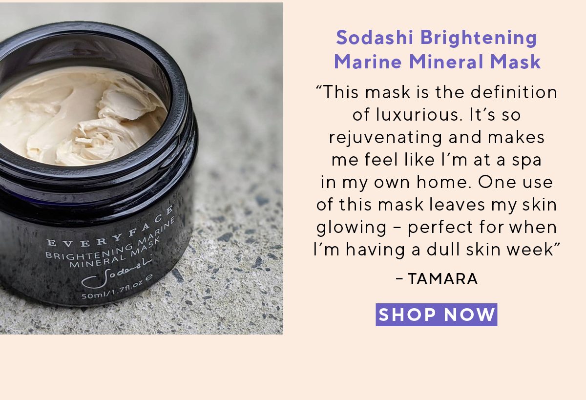 Sodashi Brightening Marine Mineral Mask