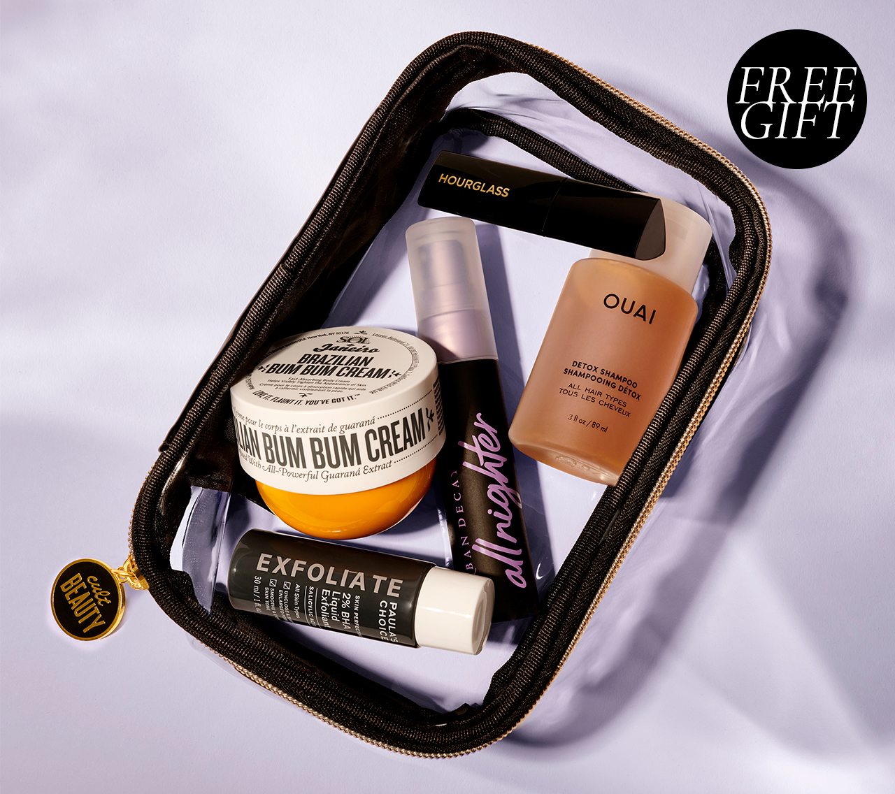 Unlock a FREE Cult Beauty Make Up Bag (a.k.a. the perfect companion for your next trip away) when you spend £45 on make up*