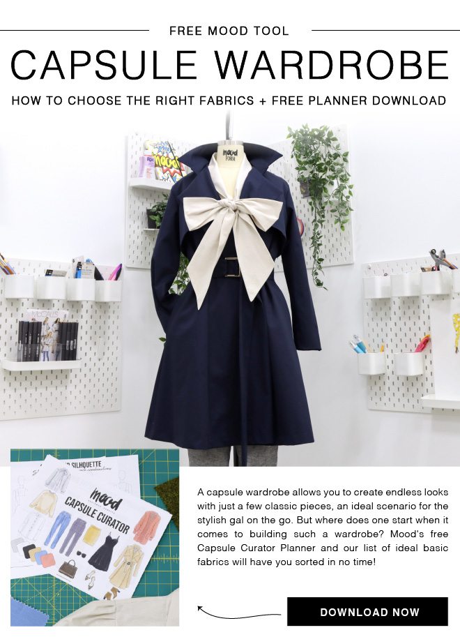HOW TO CHOOSE FABRICS FOR YOUR CAPSULE WARDROBE – FREE PLANNER
