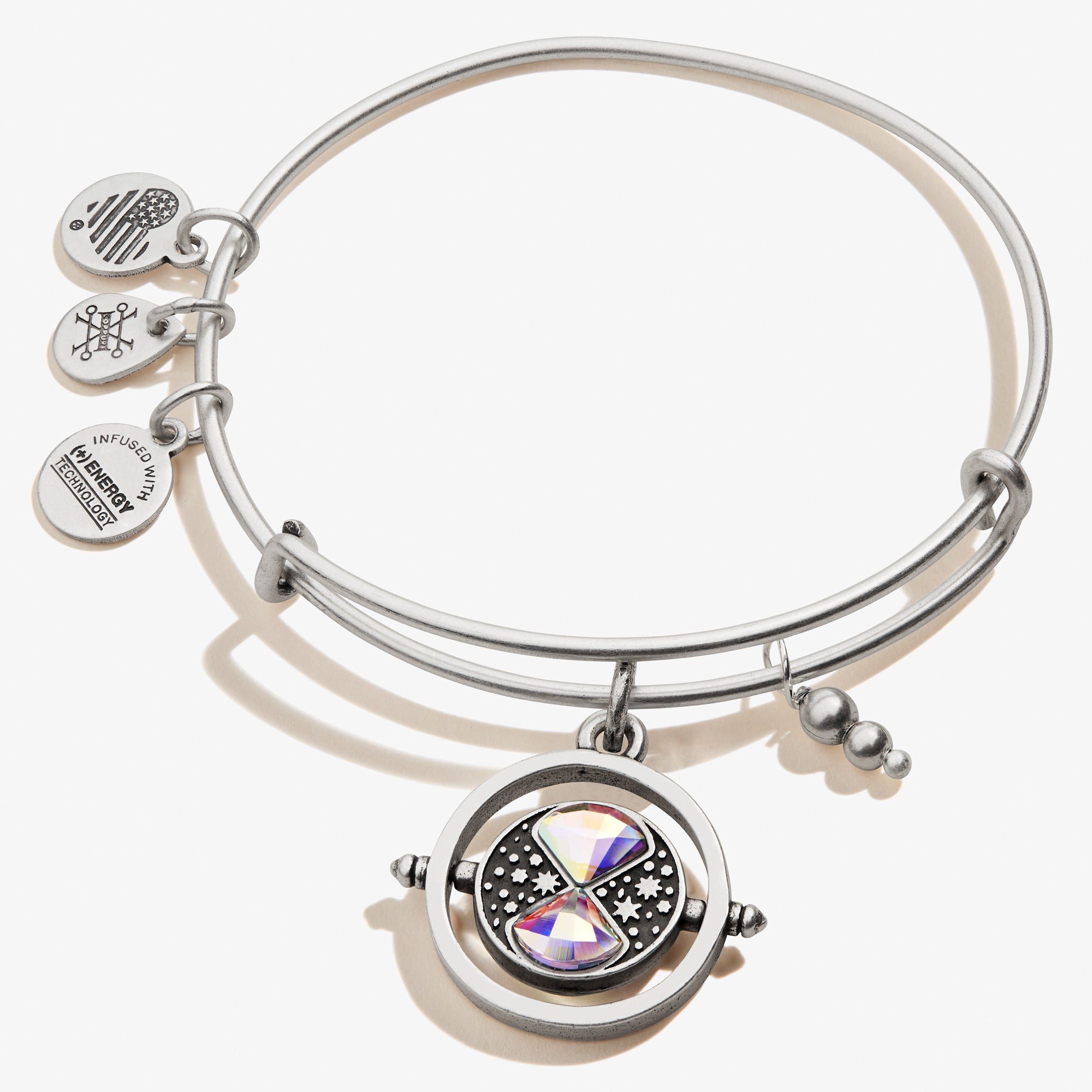 Image of Harry Potter™ Time Turner Spinner Charm Bangle