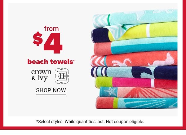 Daily Deals - from $4 beach towels. Shop Now.