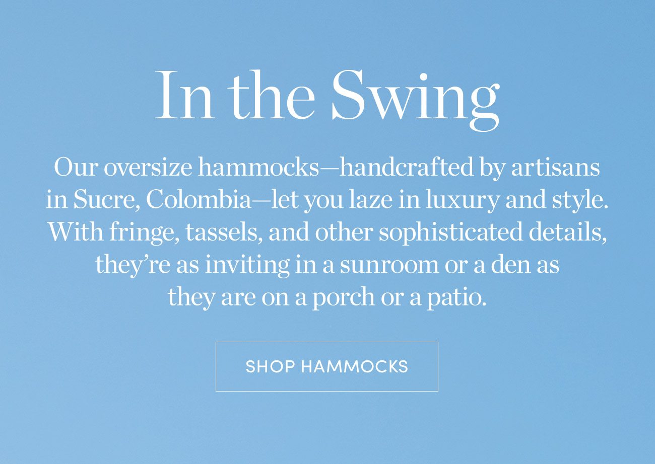 In the Swing | Shop Hammocks >