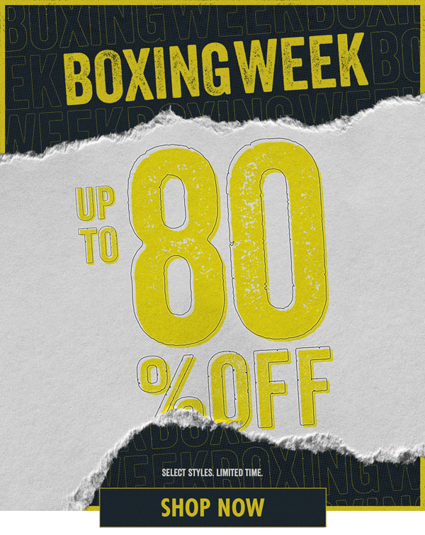 Boxing Week 80% OFF