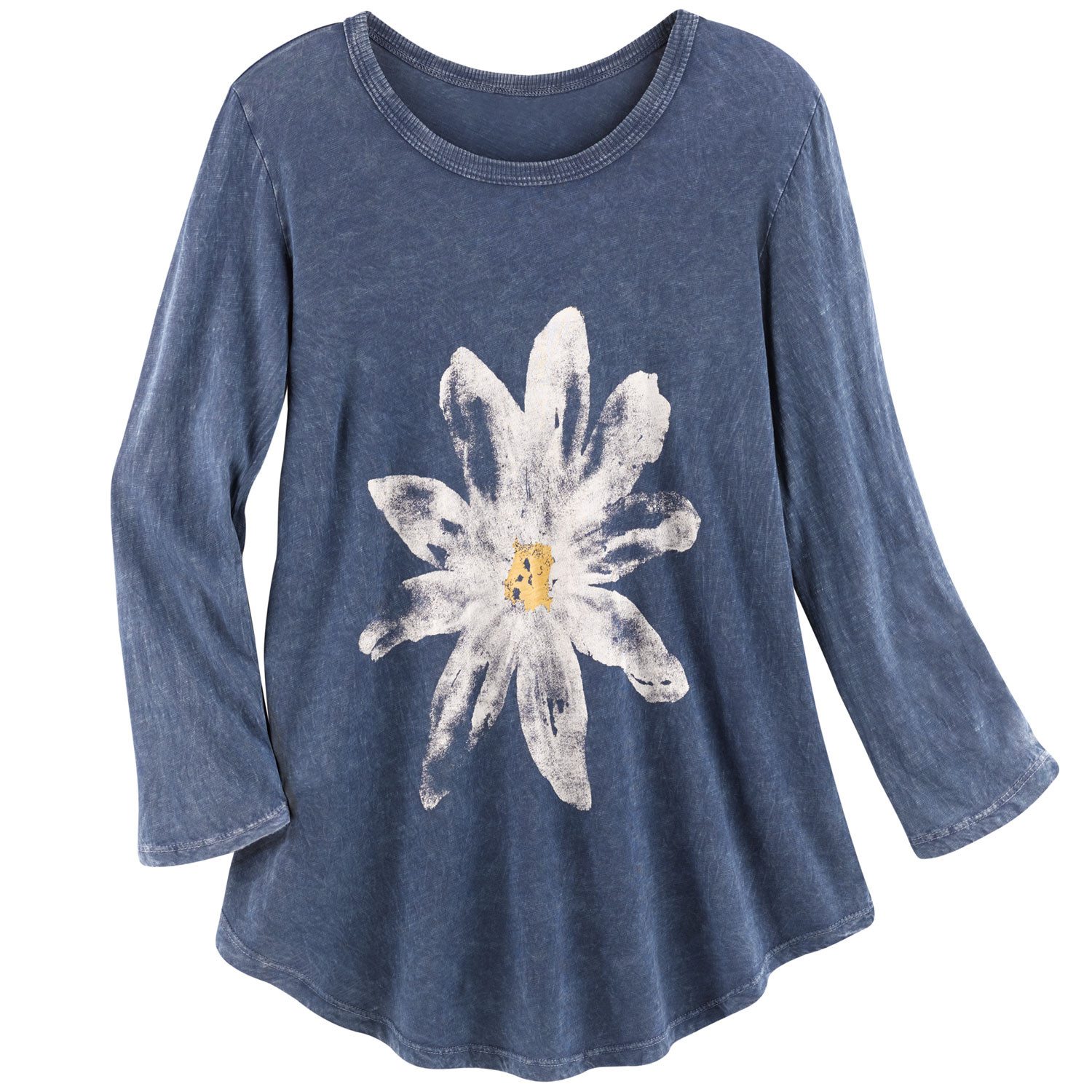 Watercolor Daisy Tunic