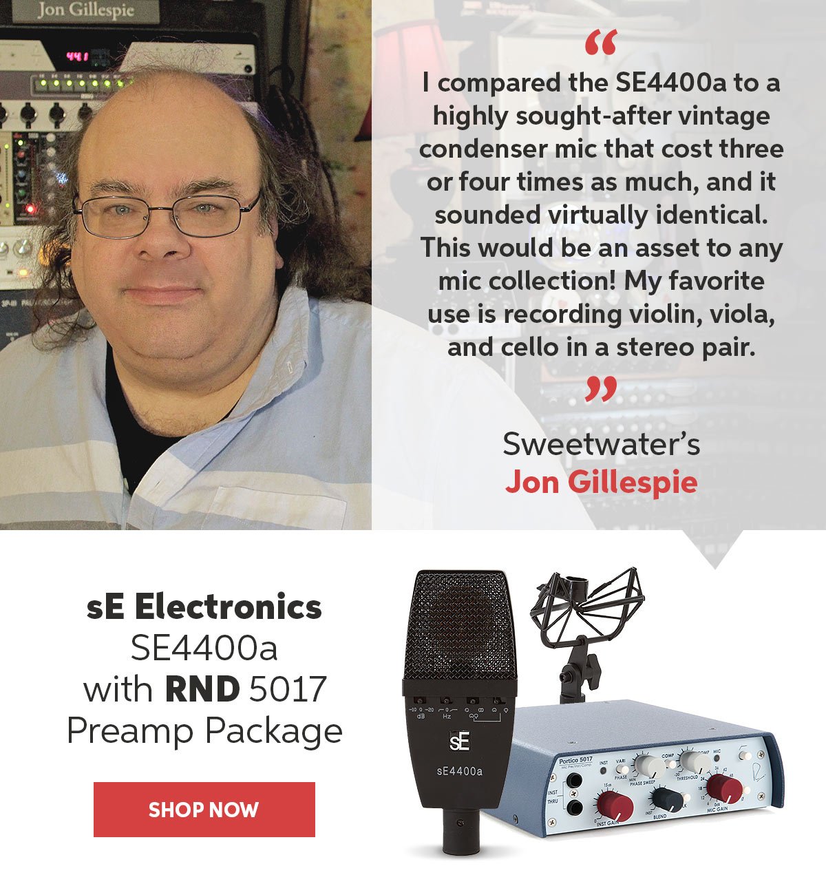 Sweetwater Staff Picks — sE Electronics SE4400a