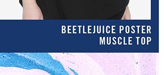 Beetlejuice Poster Muscle Top