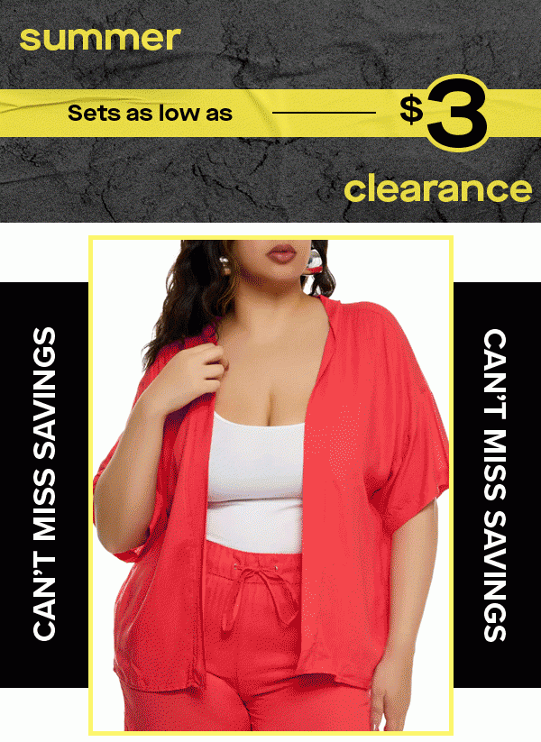 summer sets as low as $3 clearance