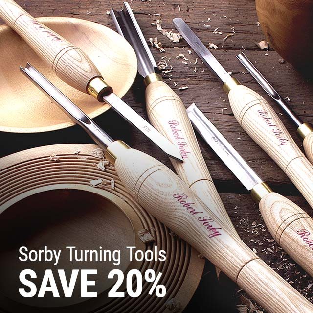 20% Off Sorby Turning Tools