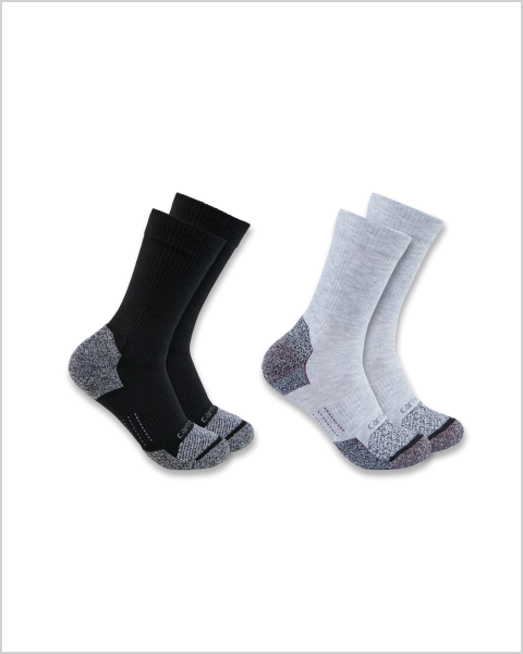 WOMEN'S CARHARTT FORCE® CREW SOCK 2-PACK