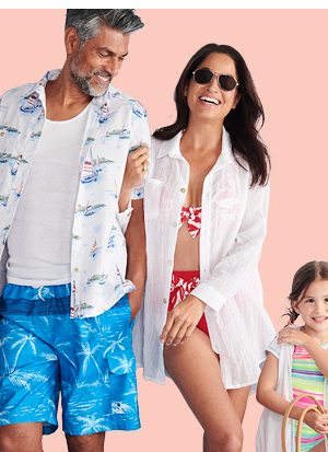 Take an extra $10 off your $40 purchase of swimwear for the family when you use promo code SWIMWEAR1