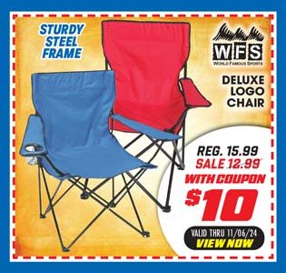 World Famous Sports Big 5 Logo Quad Chair