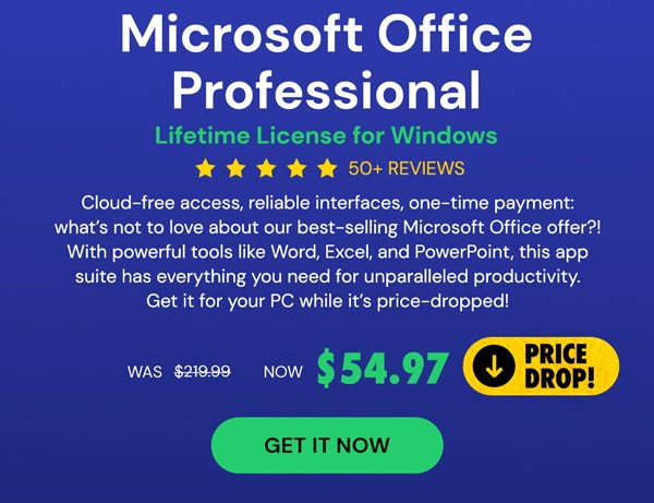 Microsoft Office Professional 2021 for Windows: Lifetime License (Non Binding)