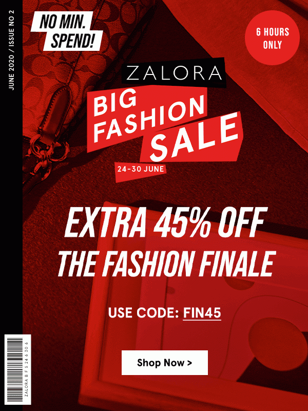 Extra 45% Off The Fashion Finale