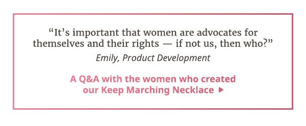 Keep Marching Necklace