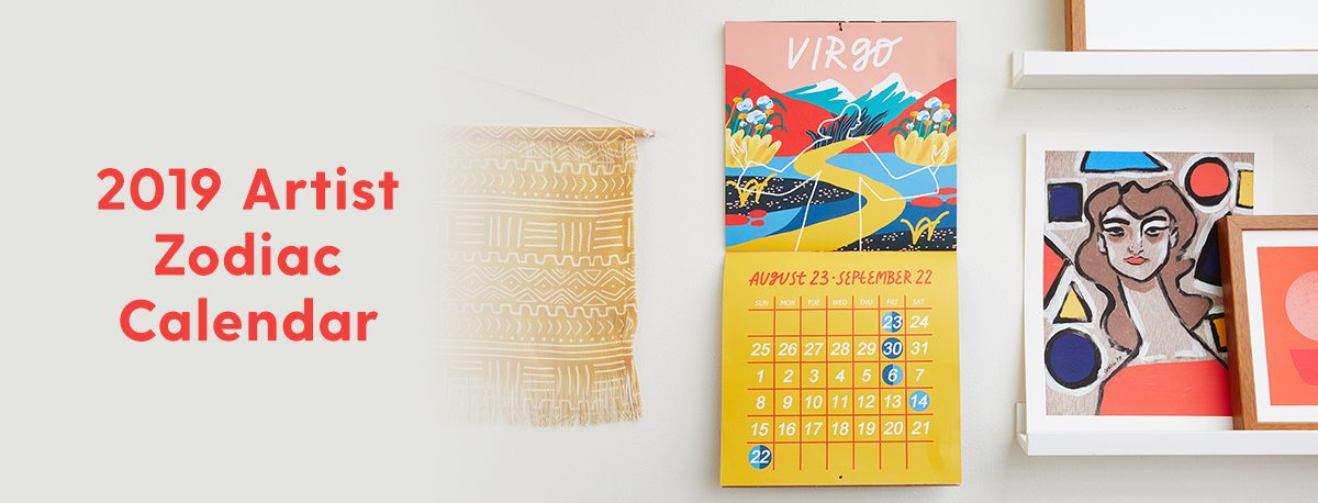 2019 Artist Zodiac Calendar