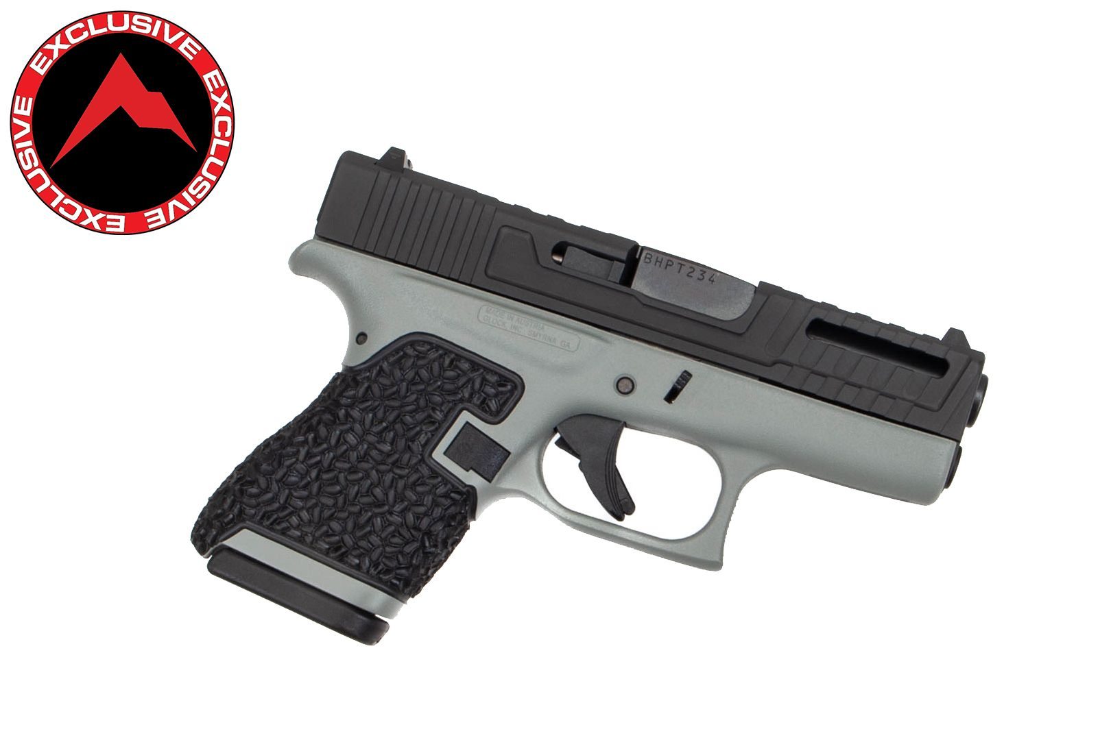 DANGER CLOSE ARMAMENT GLOCK 43 SIGNATURE PISTOL - COOL GREY (RAINIER ARMS EXCLUSIVE)