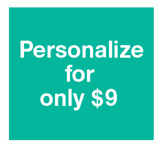 Personalize for Only $9