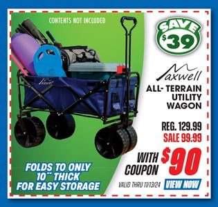 Maxwell All-Terrain Folding Utility Wagon