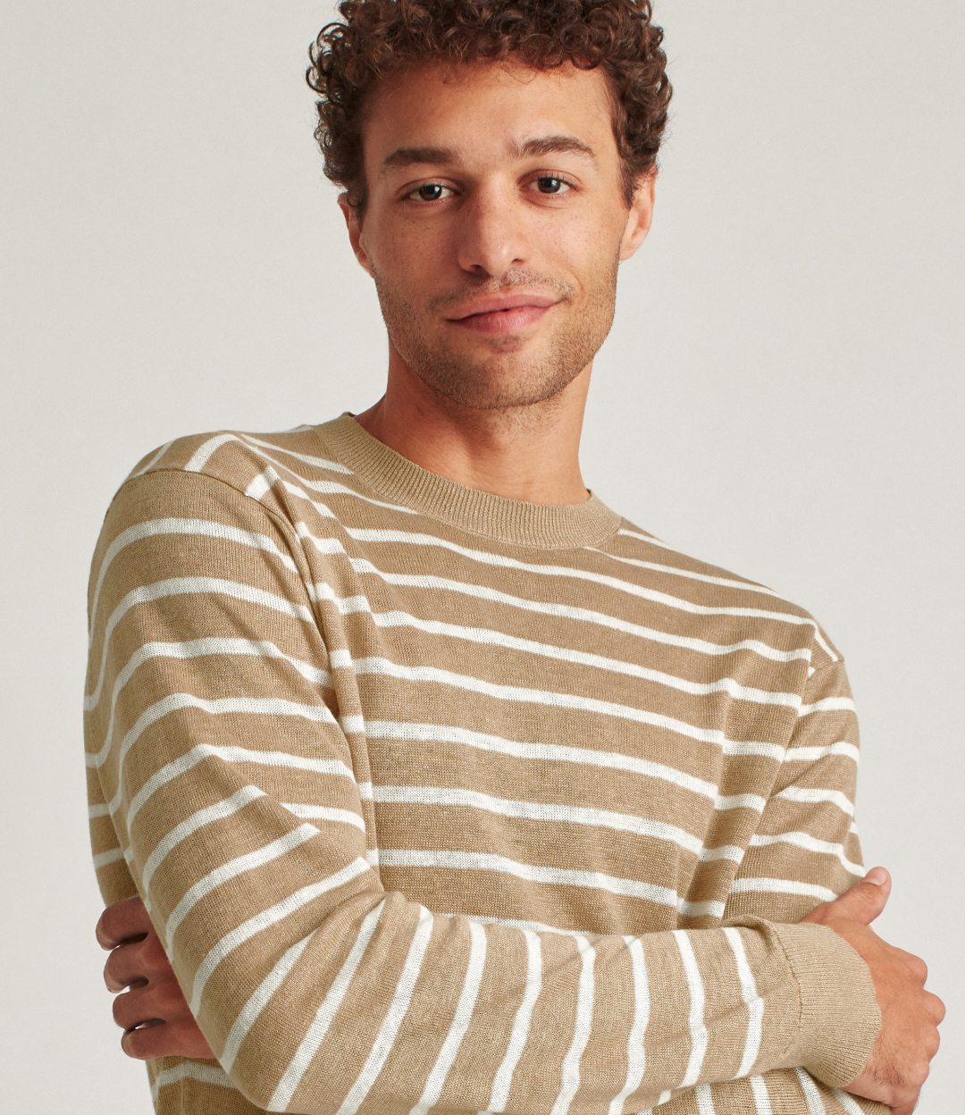 Striped Linen Sweater