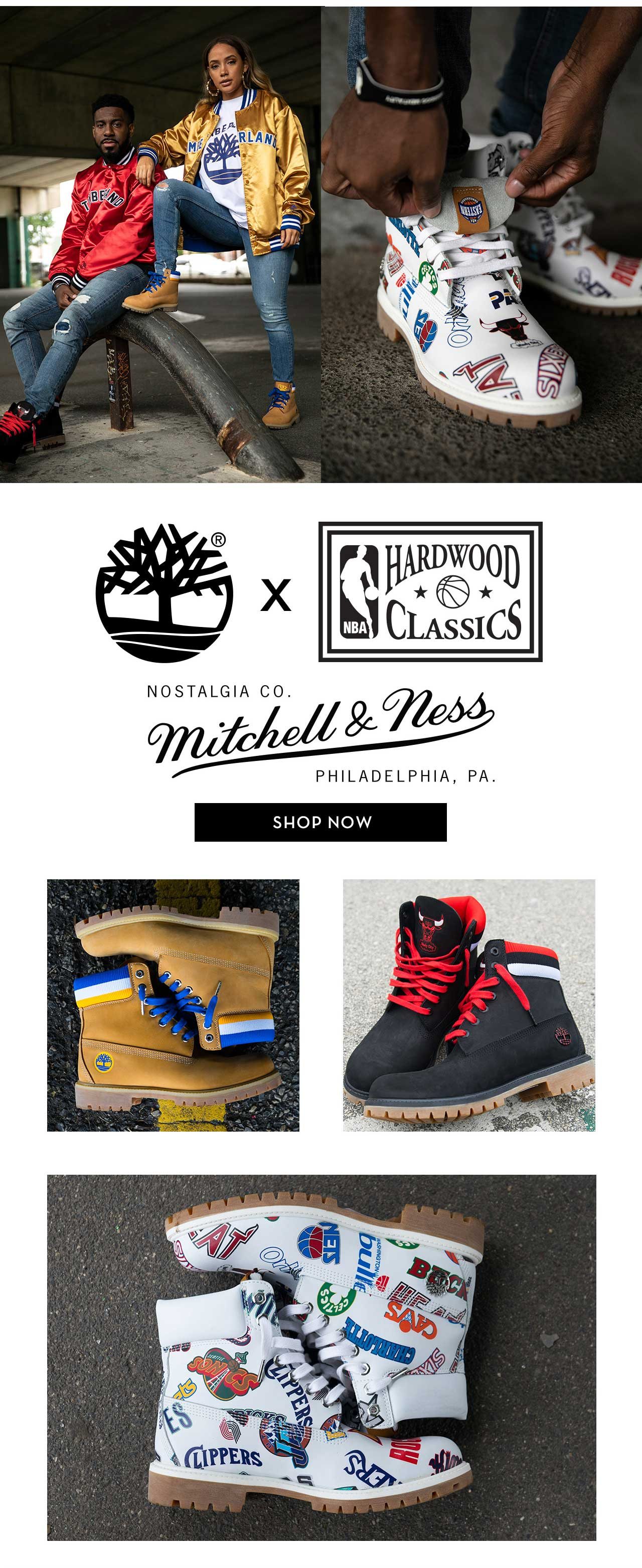 mitchell and ness timberlands