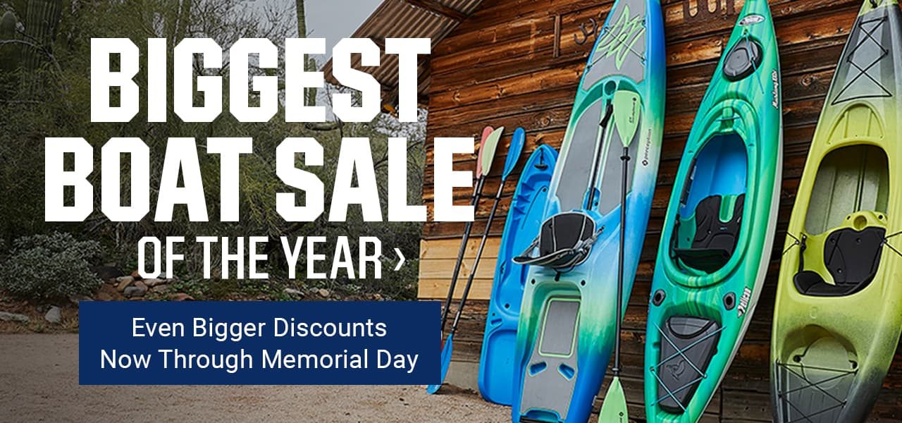 BIGGEST BOAT SALE OF THE YEAR > | Even bigger discounts now through Memorial Day!